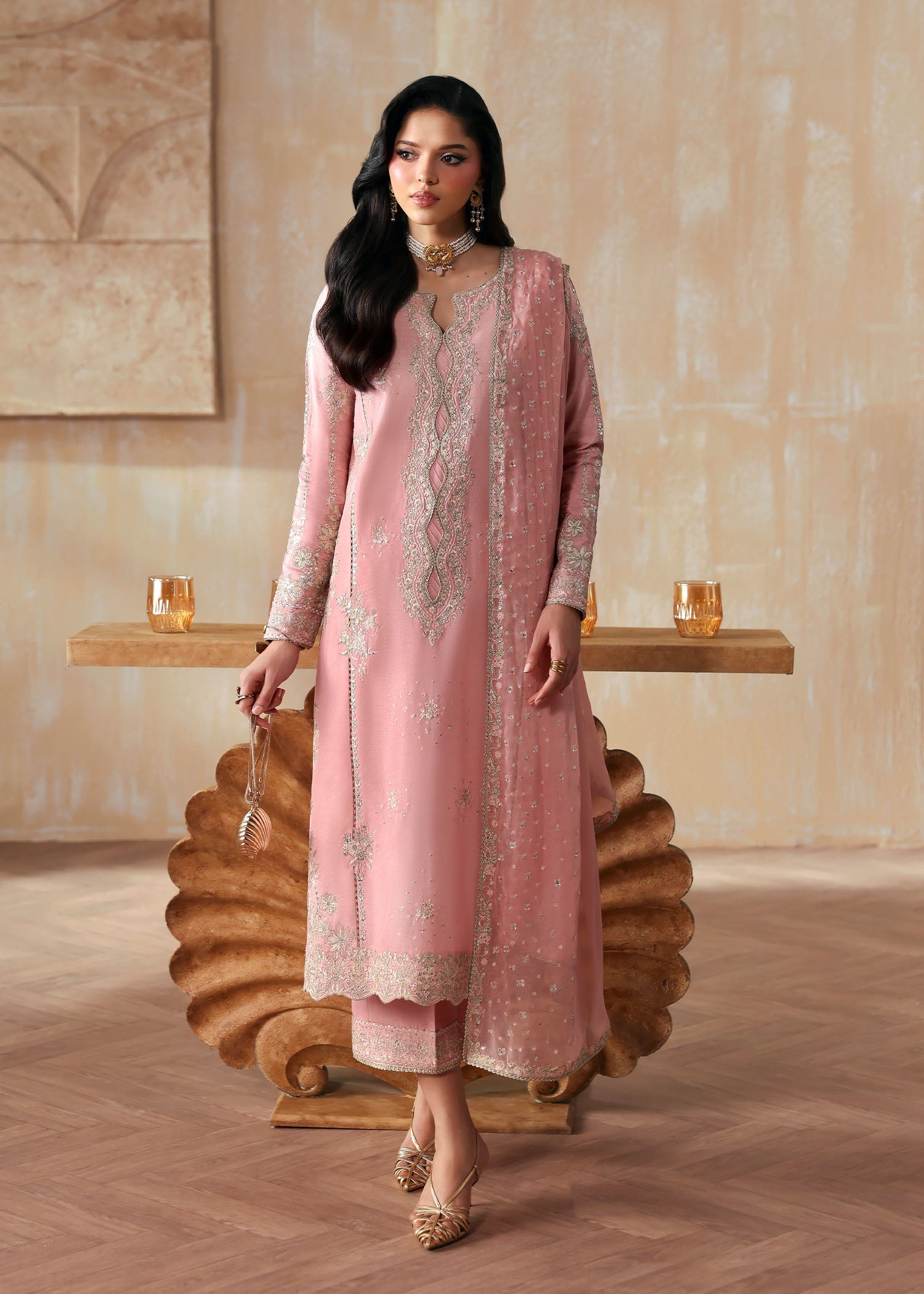 Kanwal Malik | Rea Luxury Pret 26 | Leia - Luxury Dress - available at Maria Faisal in UK and USA.
