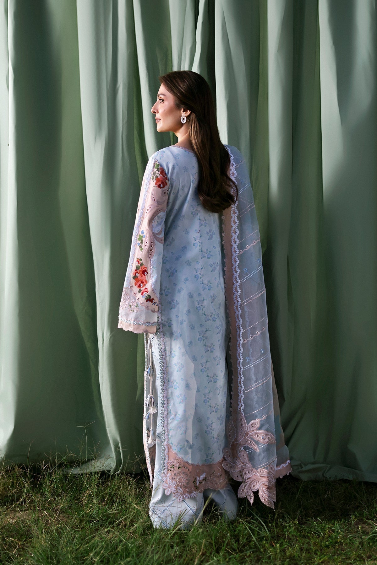 Afrozeh | A Lawn 26 | EIRENE - Luxury Dress - available at Maria Faisal in UK and USA.