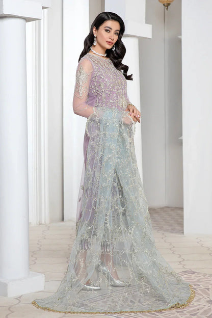 Zarif | Luxury Formals | LILAC - Formal Dress - available at Maria Faisal in UK and USA.