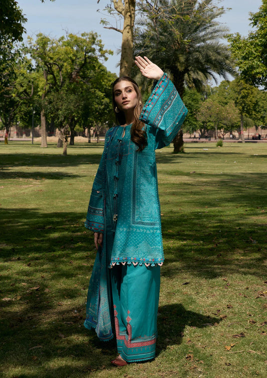 Kahf Premium | Prints Collection 26 | KPS-5B KEHKASHAN - Luxury Dress - available at Maria Faisal in UK and USA.