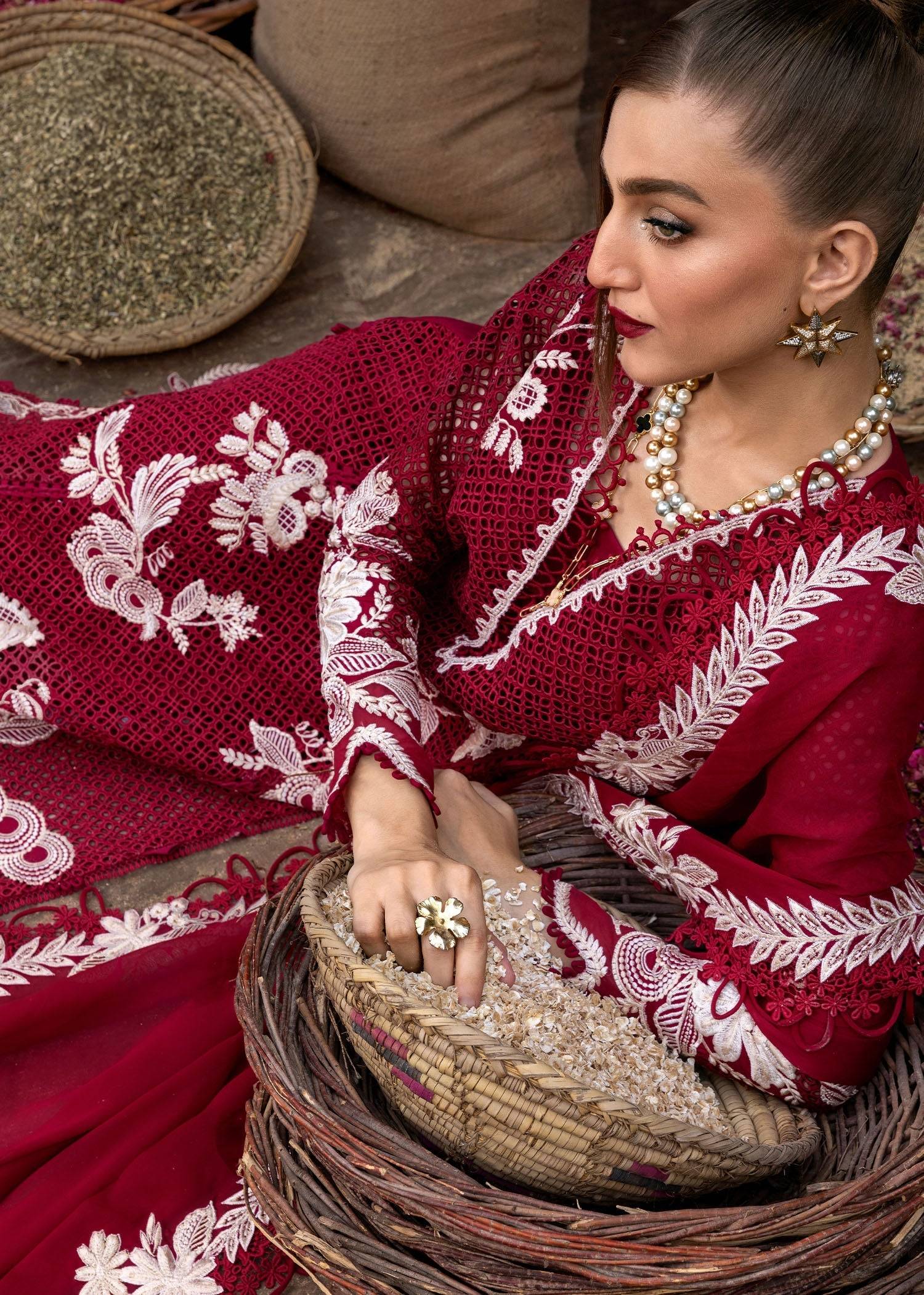 Crimson | Tasawar 25 | ONE TRUE LOVE - D6A by Maria Faisal - Registered Vendor of : Crimson - type : Ladies Clothes - 100% original wedding dresses