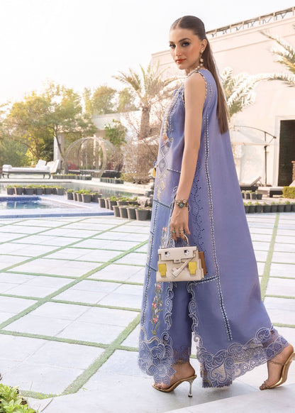 Crimson | Flow Lawn'26 | FLORAL SERENITY-D1B - Festive Dress - available at Maria Faisal in UK and USA.