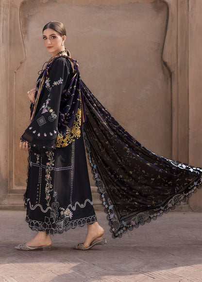Crimson | Flow Lawn'26 | FLORAL SERENITY - D1A - Festive Dress - available at Maria Faisal in UK and USA.