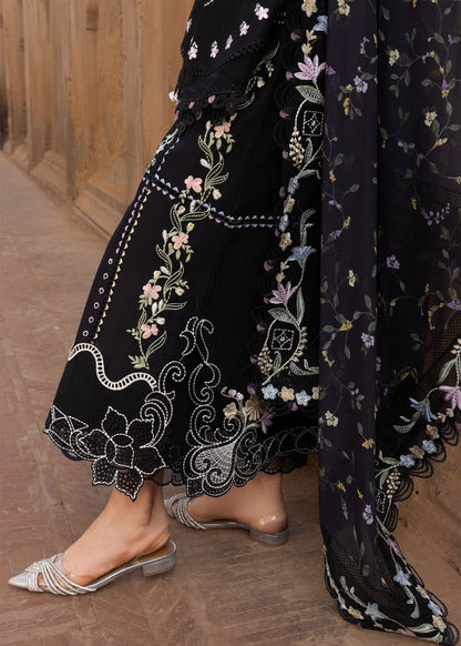 Crimson | Flow Lawn'26 | FLORAL SERENITY - D1A - Festive Dress - available at Maria Faisal in UK and USA.