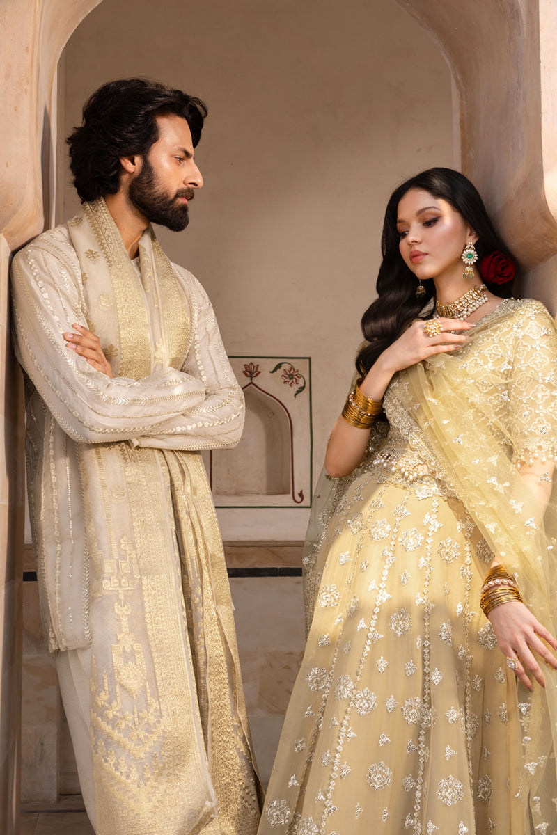 Rangrasiya | Chiffon Formals | Zaiena - Formal Dress - available at Maria Faisal in UK and USA.