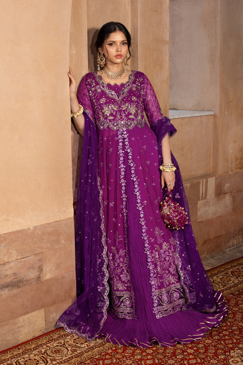 Rangrasiya | Chiffon Formals | Aaliyah - Formal Dress - available at Maria Faisal in UK and USA.