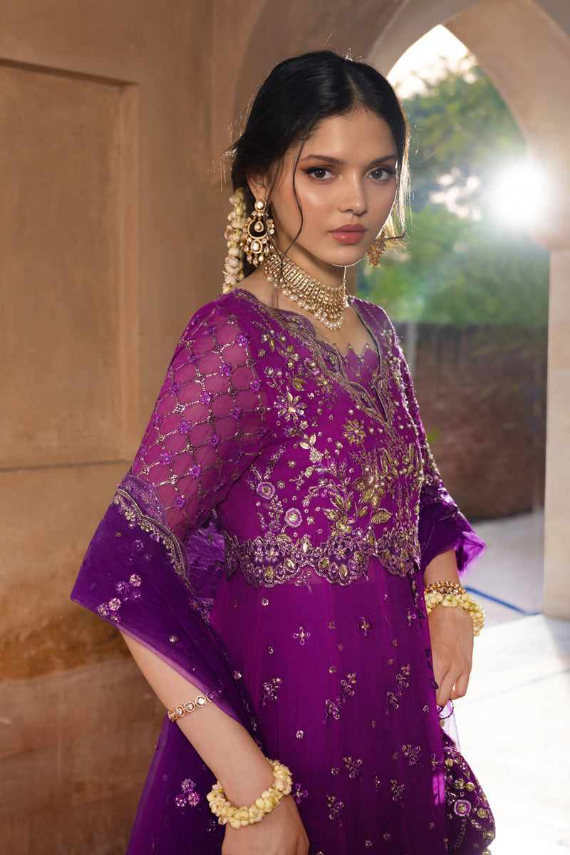 Rangrasiya | Chiffon Formals | Aaliyah - Formal Dress - available at Maria Faisal in UK and USA.