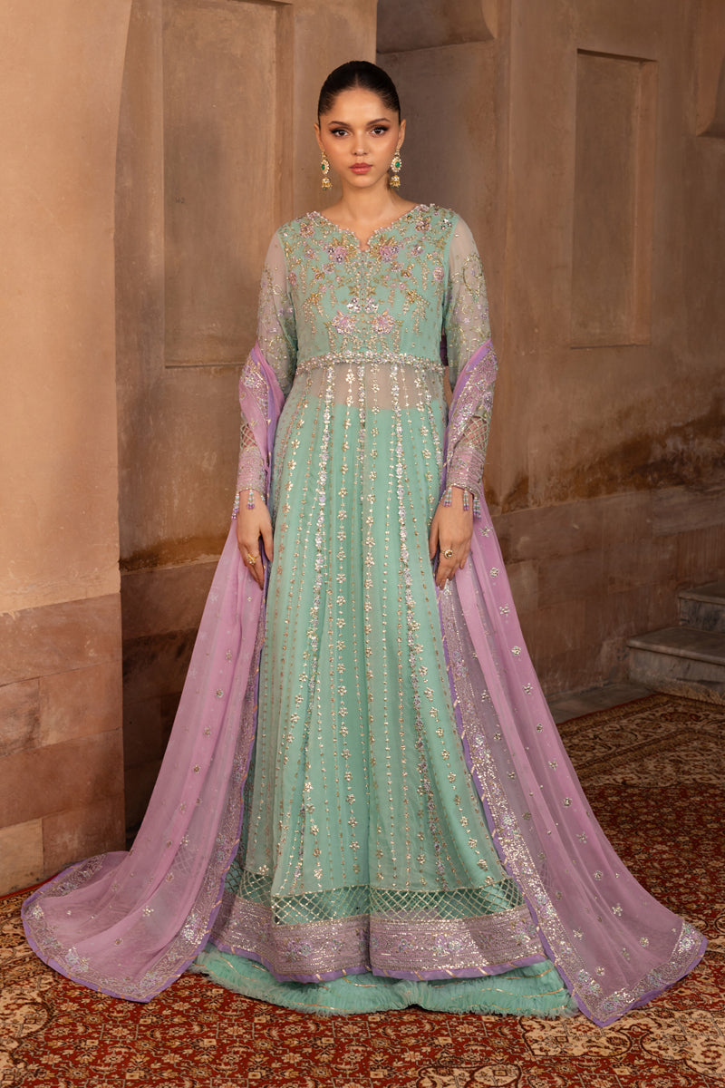 Rangrasiya | Chiffon Formals | Zoha - Formal Dress - available at Maria Faisal in UK and USA.