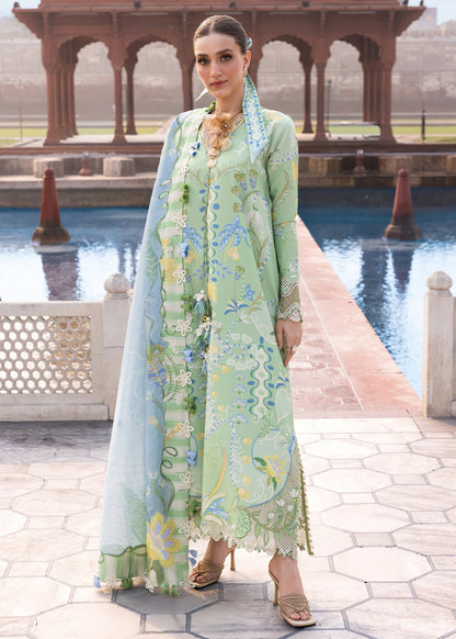 Crimson | Flow Lawn'26 | OUT OF MANY HEARTS-D6B - Festive Dress - available at Maria Faisal in UK and USA.