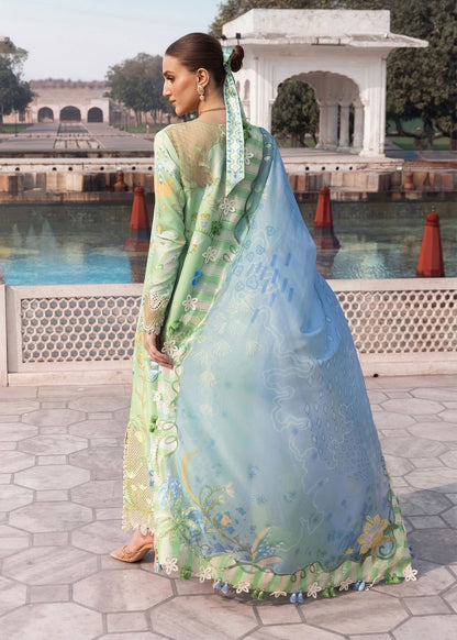 Crimson | Flow Lawn'26 | OUT OF MANY HEARTS-D6B - Festive Dress - available at Maria Faisal in UK and USA.