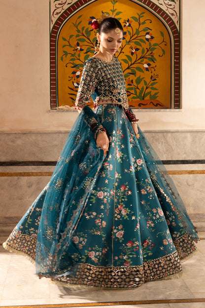 Rangrasiya | Chiffon Formals | Zeenat - Formal Dress - available at Maria Faisal in UK and USA.