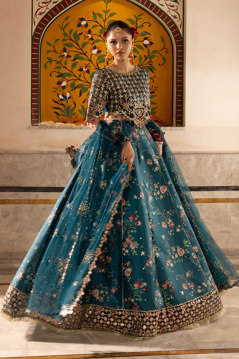 Rangrasiya | Chiffon Formals | Zeenat - Formal Dress - available at Maria Faisal in UK and USA.