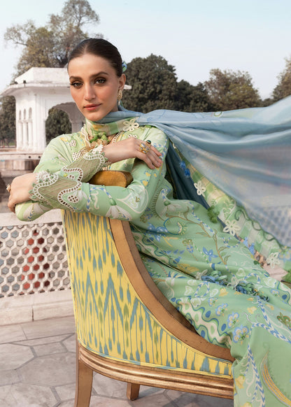 Crimson | Flow Lawn'26 | OUT OF MANY HEARTS-D6B - Festive Dress - available at Maria Faisal in UK and USA.