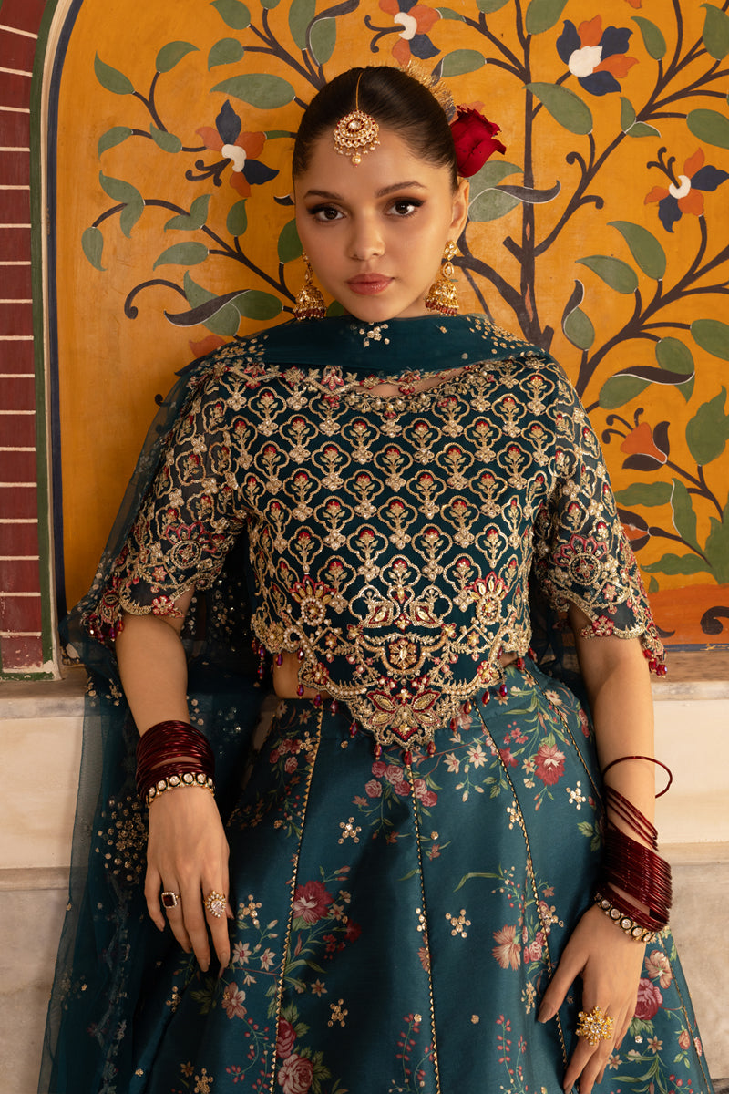 Rangrasiya | Chiffon Formals | Zeenat - Formal Dress - available at Maria Faisal in UK and USA.
