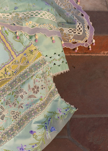 Crimson | Flow Lawn'26 | SUN-KISSED LETTER-D9B - Festive Dress - available at Maria Faisal in UK and USA.