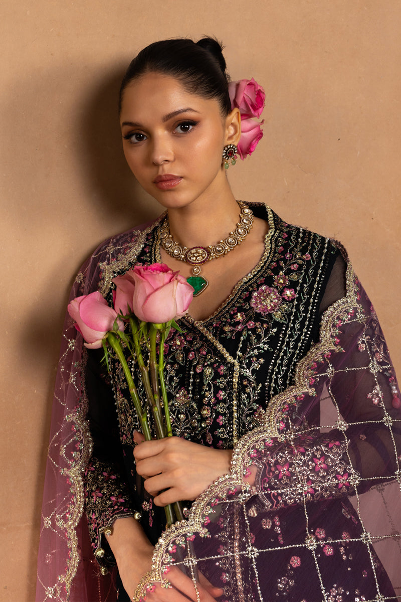 Rangrasiya | Chiffon Formals | Sofia - Formal Dress - available at Maria Faisal in UK and USA.