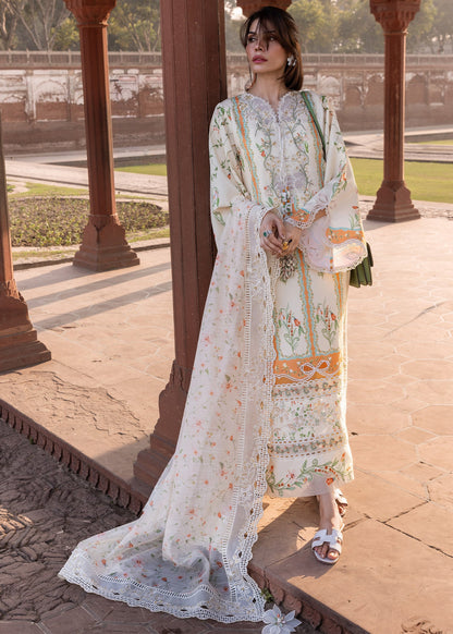 Crimson | Flow Lawn'26 | SUN-KISSED LETTER-D9A - Festive Dress - available at Maria Faisal in UK and USA.