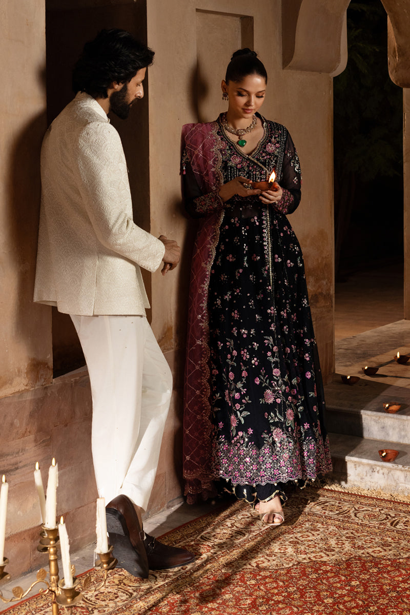 Rangrasiya | Chiffon Formals | Sofia - Formal Dress - available at Maria Faisal in UK and USA.