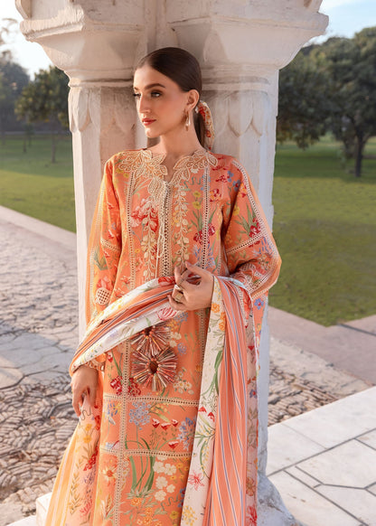 Crimson | Flow Lawn'26 | A SUMMER DANCE - D2A - Festive Dress - available at Maria Faisal in UK and USA.
