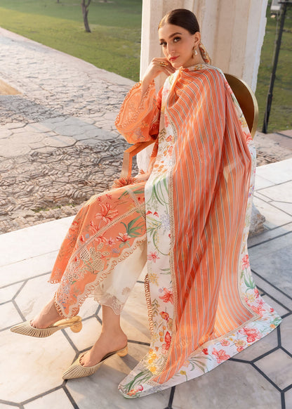 Crimson | Flow Lawn'26 | A SUMMER DANCE - D2A - Festive Dress - available at Maria Faisal in UK and USA.