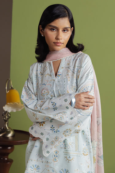 Zara Shahjahan | Coco Prints 26 | Naori - Casual Dress - available at Maria Faisal in UK and USA.