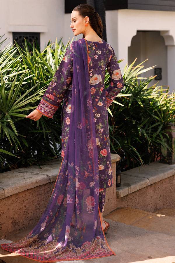 Farasha | Printed Essentials | Majestic Purple by Maria Faisal - Registered Vendor of : Farasha - type : Ladies Clothes - 100% original wedding dresses