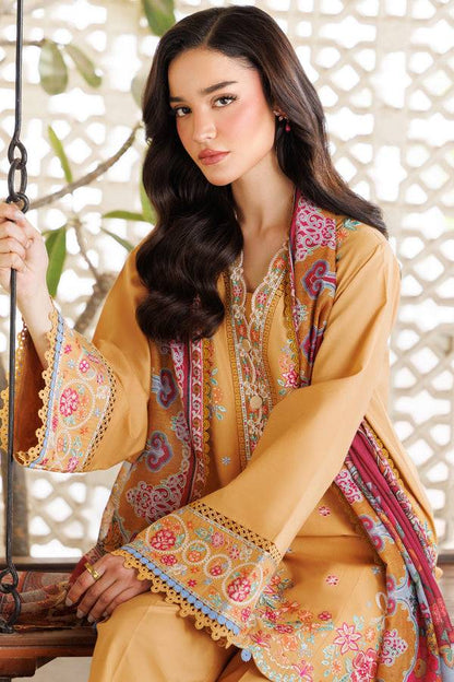 Farasha | Summer Weaves Embroidered Lawn | Golden Bloom by Maria Faisal - Registered Vendor of : Farasha - type : Ladies Clothes - 100% original wedding dresses