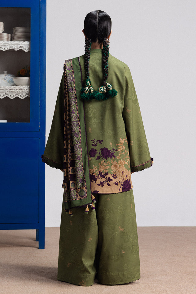Zara ShahJahan | Coco Prints Winter 26 | Iris-8B - Luxury Dress - available at Maria Faisal in UK and USA.