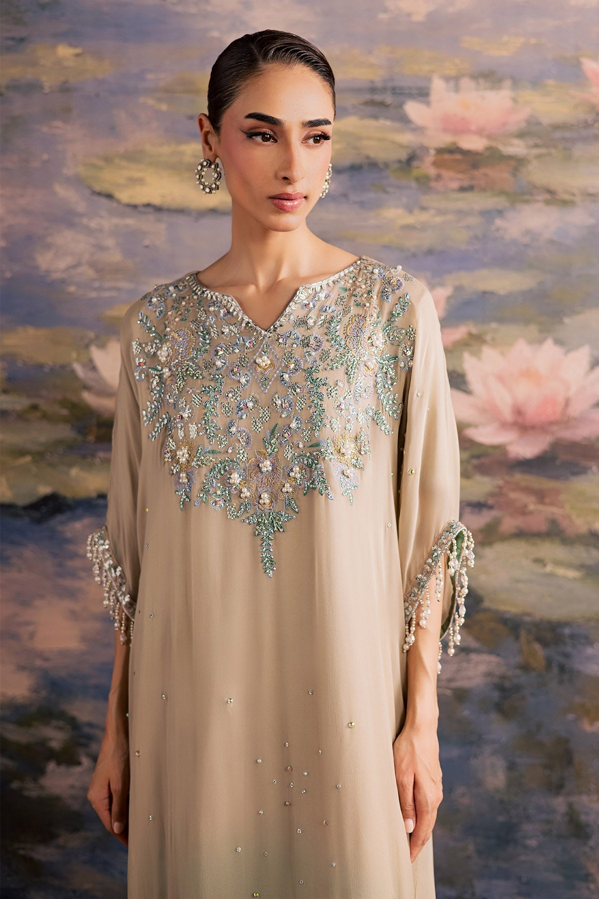 Nureh | Fancy Formal 26 | NP-785 - Formal Dress - available at Maria Faisal in UK and USA.