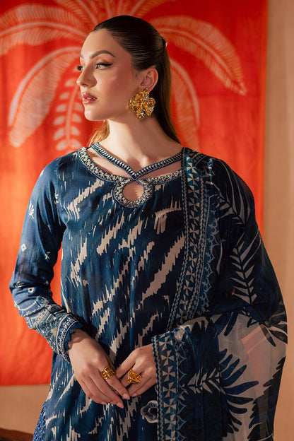 Nureh | Shades of Summer | NP-643 - Luxury Dress - available at Maria Faisal in UK and USA.