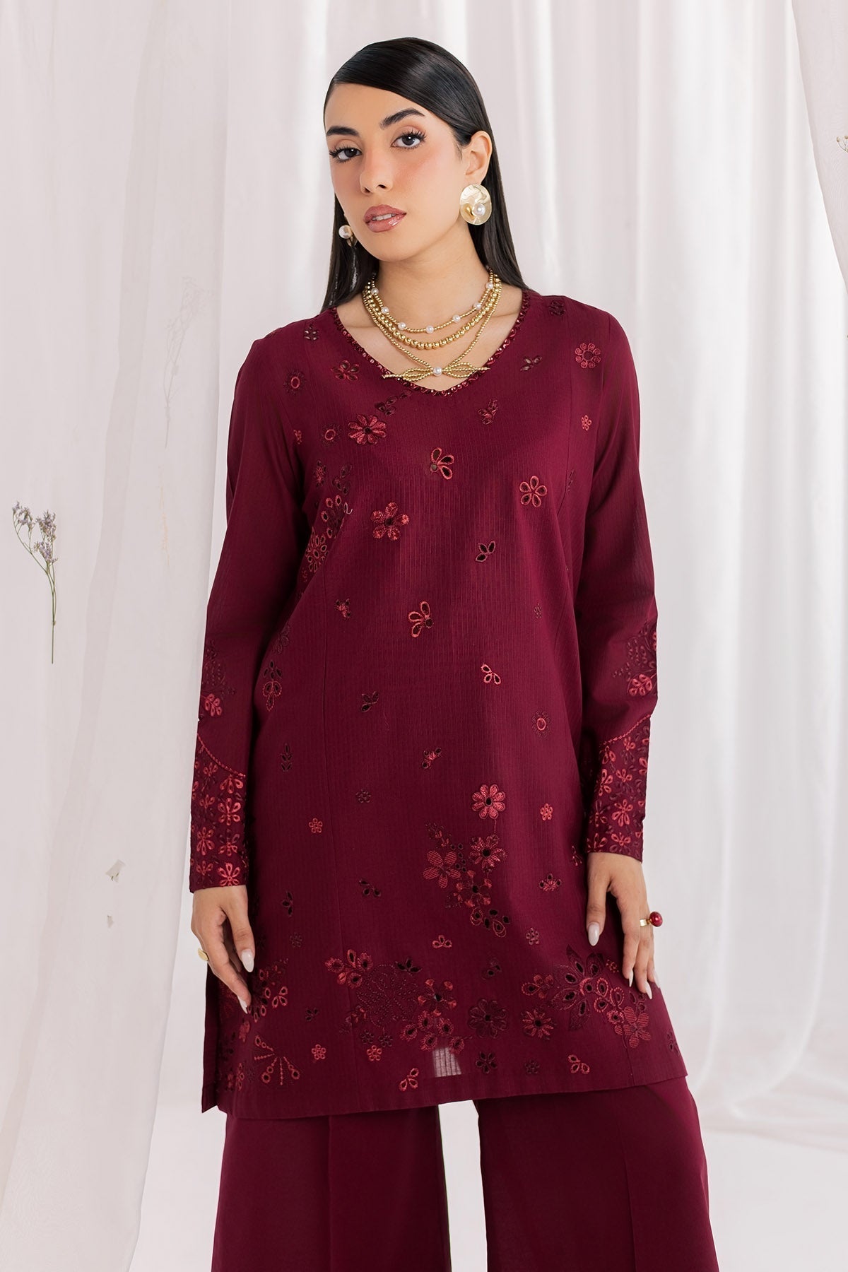 Nureh | Shades of Summer | NP-808 - Luxury Dress - available at Maria Faisal in UK and USA.