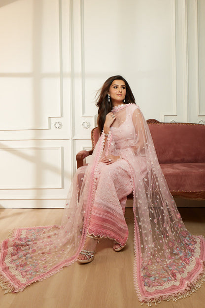 Sobia Nazir | Luxury Lawn Eid 26 | 7B - Luxury Dress - available at Maria Faisal in UK and USA.