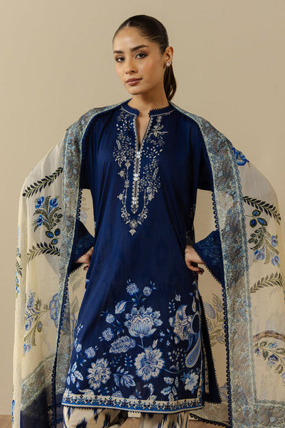 Zara Shahjahan | Coco Prints 26 | Cassia-10A - Casual Dress - available at Maria Faisal in UK and USA.