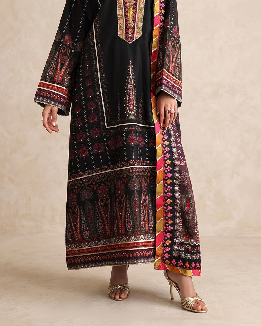 Mushq | Nirvana Anmol Edit | Star off Duty - Luxury Dress - available at Maria Faisal in UK and USA.