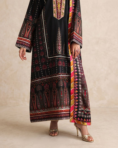 Mushq | Nirvana Anmol Edit | Star off Duty - Luxury Dress - available at Maria Faisal in UK and USA.