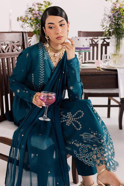 Nureh | Shades of Summer | NP-809 - Luxury Dress - available at Maria Faisal in UK and USA.