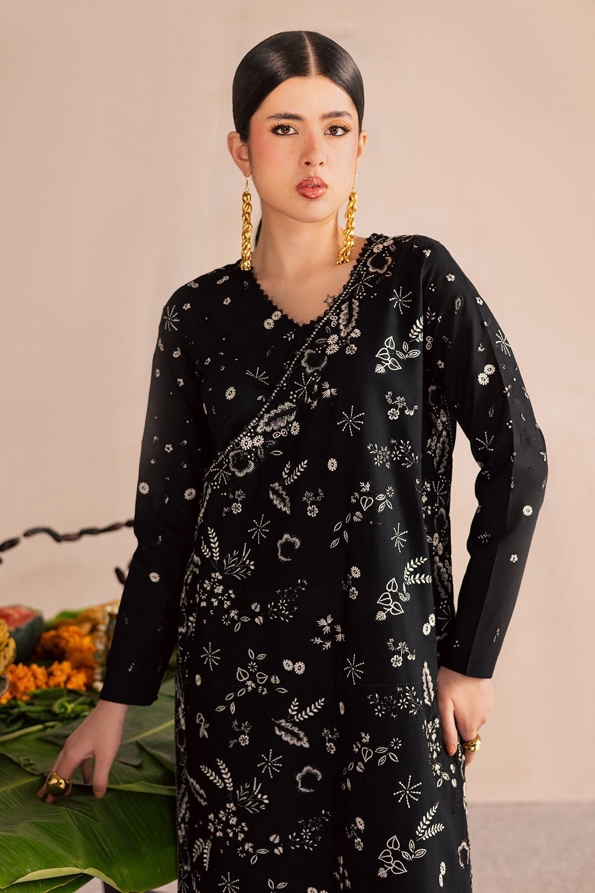 Nureh | Shades of Summer | NP-794 - Luxury Dress - available at Maria Faisal in UK and USA.