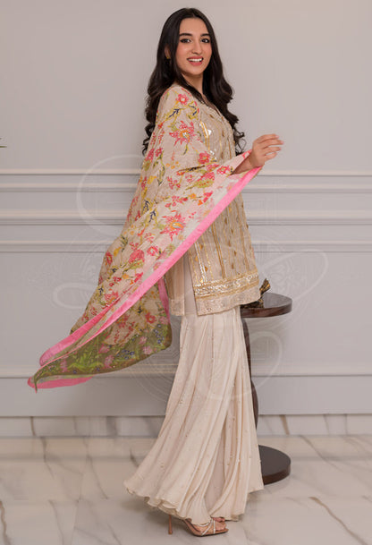 Layla Chatoor | Luxury Pret | Ayla - Luxury Dress - available at Maria Faisal in UK and USA.