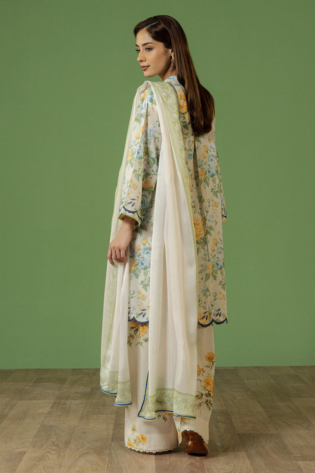 Zara Shahjahan | Coco Prints 26 | Aurelia-7A - Casual Dress - available at Maria Faisal in UK and USA.