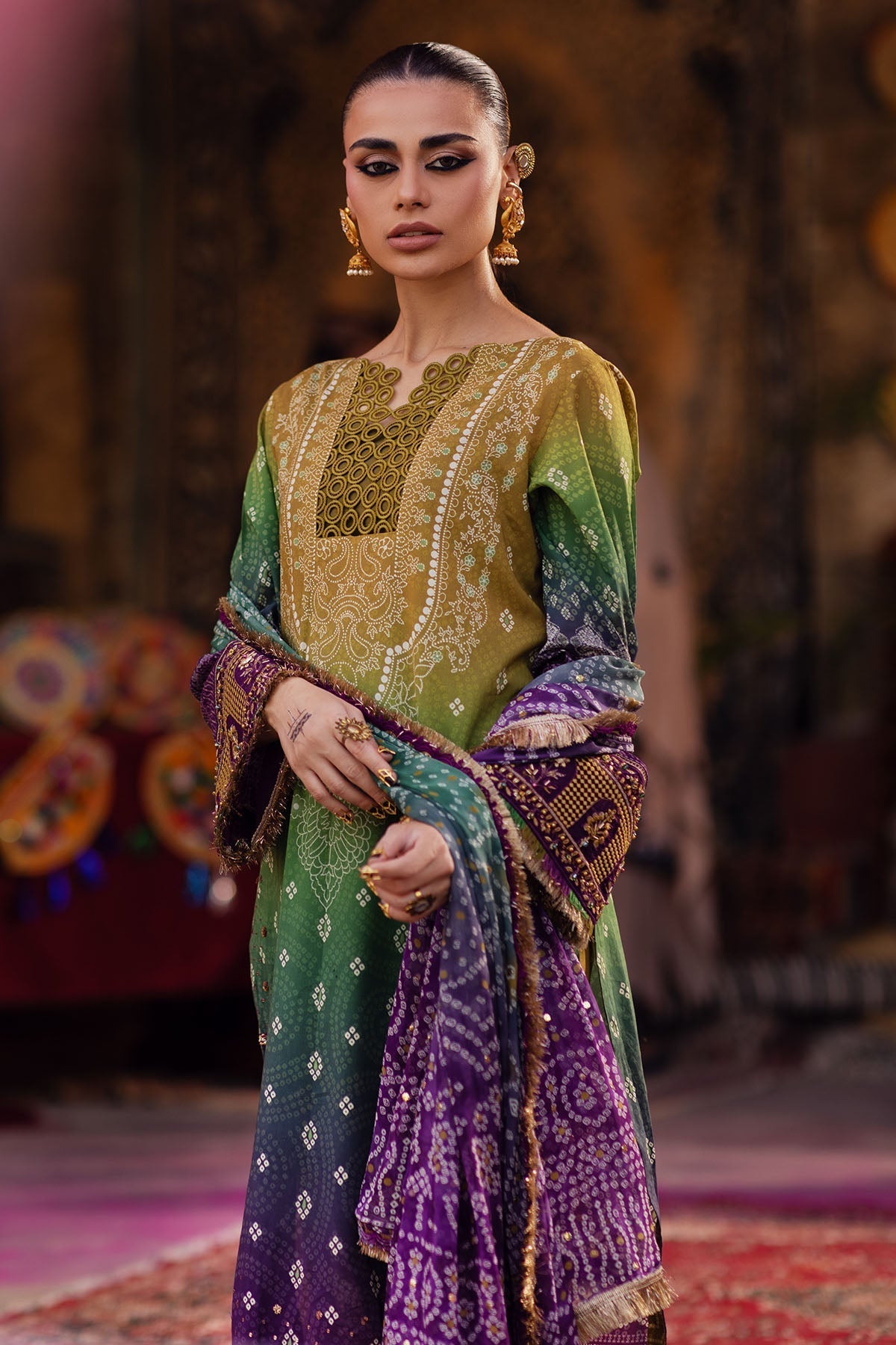 Nureh | Bazaar Lawn | NS-132 - Ladies Clothes - Maria Faisal