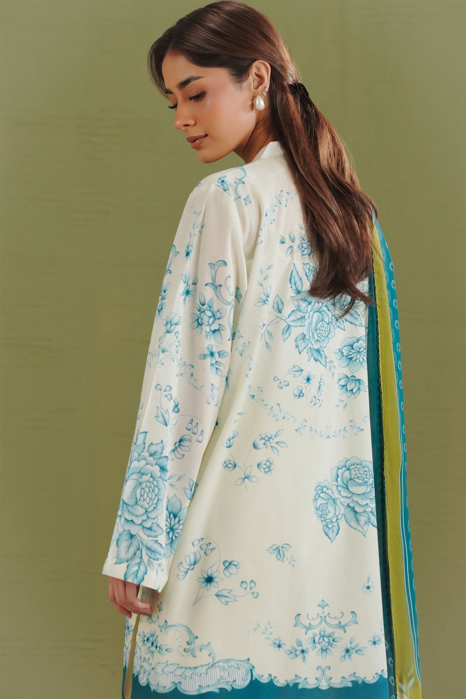 Zara Shahjahan | Coco Prints 26 | Riya-2A - Casual Dress - available at Maria Faisal in UK and USA.