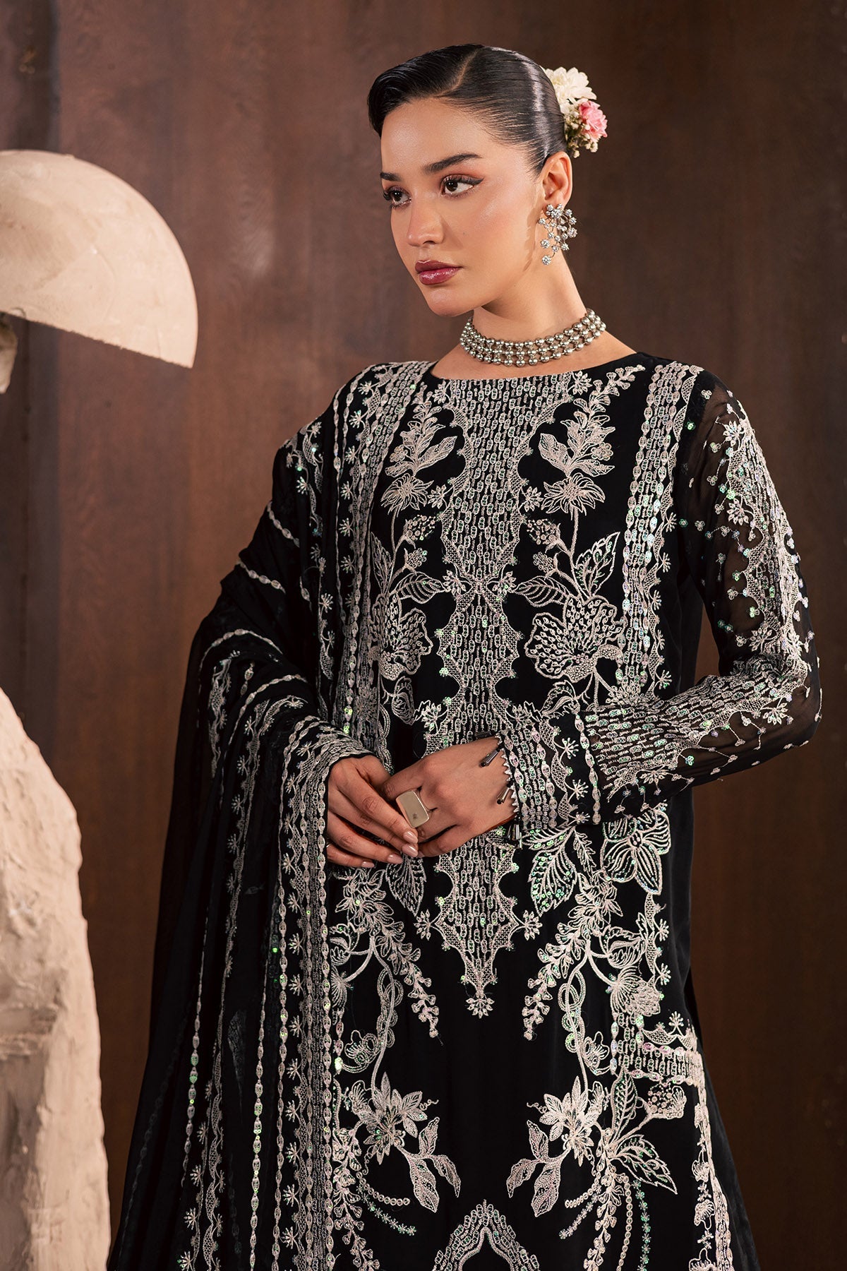 Nureh | Fancy Formal 26 | NP-771 - Formal Dress - available at Maria Faisal in UK and USA.