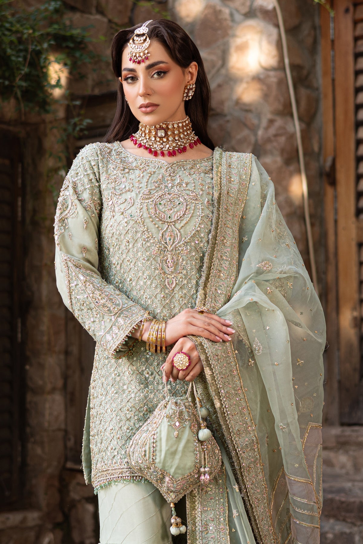 Naqshi | Samarkand Wedding Formals | Mah-e-Meer - Wedding Dress - Maria Faisal
