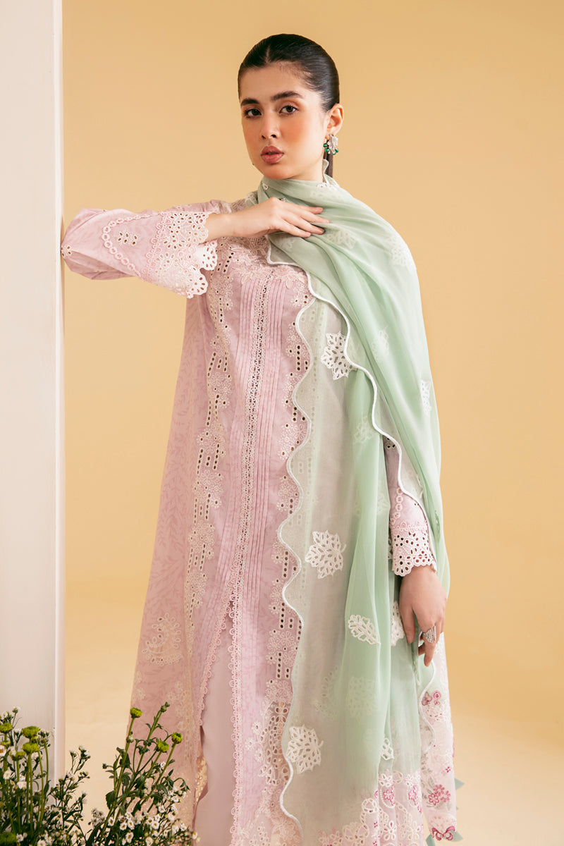 Qalamkar | Qlinekari Luxury Lawn | SQ-02 ASEMA - Designer Dress with Intricate embroidery and embellishments. Shop elegent wedding dress at Maria Faisal.