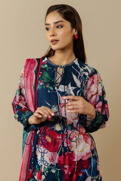 Zara Shahjahan | Coco Prints 26 | Avena-3A - Casual Dress - available at Maria Faisal in UK and USA.