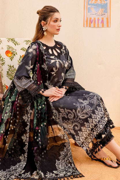 Nureh | Gardenia Lawn 25 |NSG-185 by Maria Faisal - Registered Vendor of : Nureh - type : Ladies Clothes - 100% original wedding dresses
