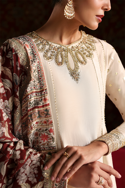 Emaan Adeel | Afsana e Silk | LALEH - Formal Dress - available at Maria Faisal in UK and USA.