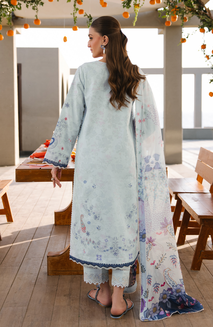 Seran | Afsanah Lawn | Alara - Luxury Dress - available at Maria Faisal in UK and USA.
