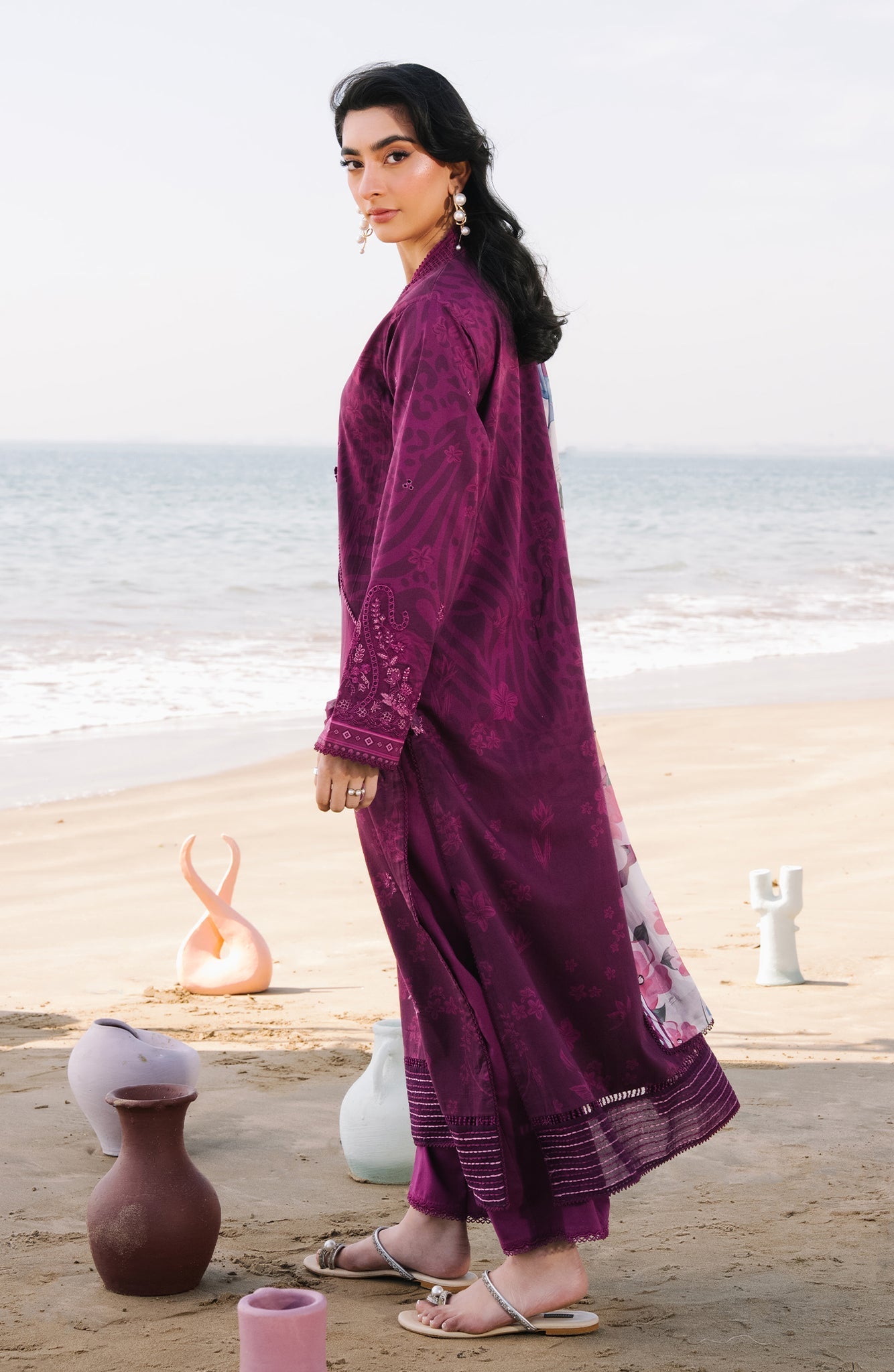 Seran | Afsanah Lawn | Riya - Luxury Dress - available at Maria Faisal in UK and USA.