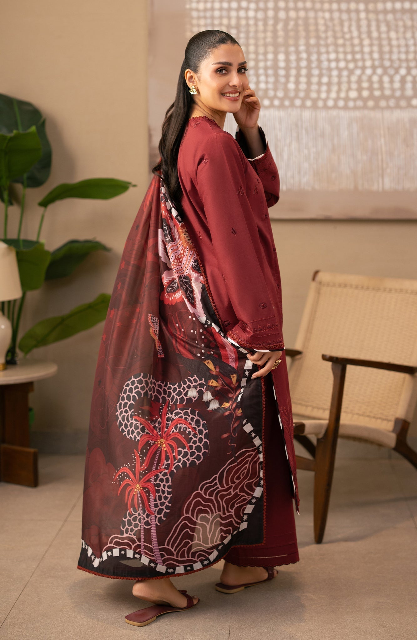 Seran | Afsanah Lawn |Rima - Luxury Dress - available at Maria Faisal in UK and USA.